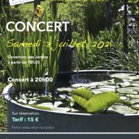 Concert Alpach'Jazz aux Jardins des Soussilanges - Juillet 2021